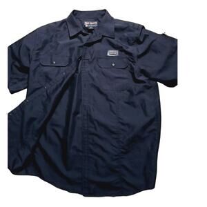 Mens Black, Short Sleeve, Dress Shirt by Blac Lacque